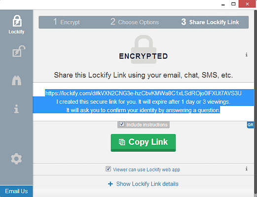 Lockify App Link Copy
